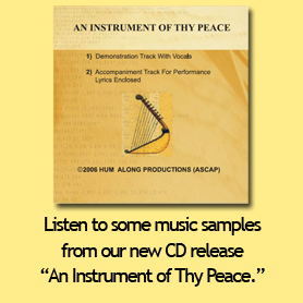 Listen to some music samples from our new CD release, "An Instrument of Thy Peace."